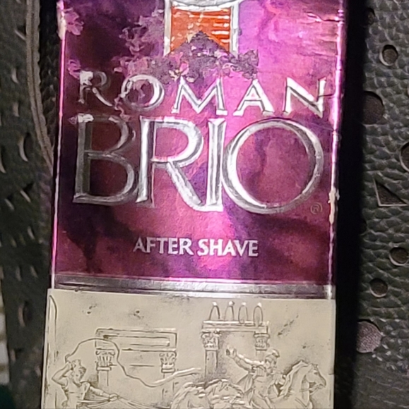 Sold! Retro 70s (N.O.S) Roman Brio Aftershave Purple Label 4 fl oz Original Box - Picture 2 of 7